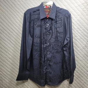 Robert Graham “Dangerous” Rare Def Leppard Shirt XL - Wearable Art - Picture 1 of 10