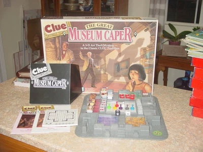 Parker Brothers, CLUE, The Great Museum Caper, Board Game. Complete. 1991, VG - Image 1 of 4