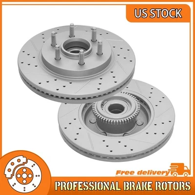 Ротор переднего перфорированного тормоза переднего привода для Ford F-150 Ford Lobo Lincoln Mark LT 2004-2008 - Изображение 1 из 4