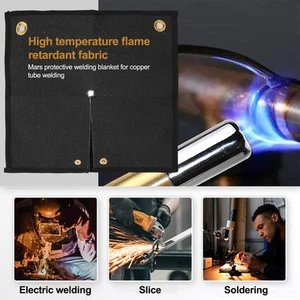 Premium Fireproof Welding Pad with Tear Resistant Carbon Fiber Material - Picture 1 of 24