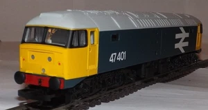 HORNBY RAILROAD R3287TTS CLASS 47 DIESEL LOCOMOTIVE 47401 BR GREEN TTS SOUND - Picture 1 of 5
