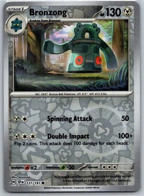 Bronzong 127/191 Reverse Holo SV08: Surging Sparks NM - Image 1 of 2