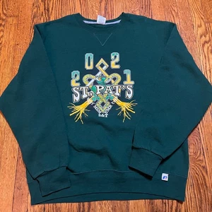 Russell Athletic L Green 2021 St. Pat's Snake MSM UMR S&T Crewneck Sweatshirt - Picture 1 of 8