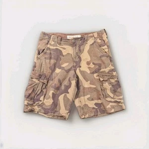 American Eagle Camouflage Cargo Shorts W38 Green Camo - Picture 1 of 13