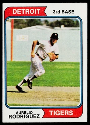 1974 Topps SET-BREAK #72 Aurelio Rodriguez EX or Better (stain), (HUCK'S) - Image 1 of 2