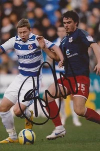 READING * SIMON CHURCH SIGNED 6x4 ACTION PHOTO+COA - Picture 1 of 1
