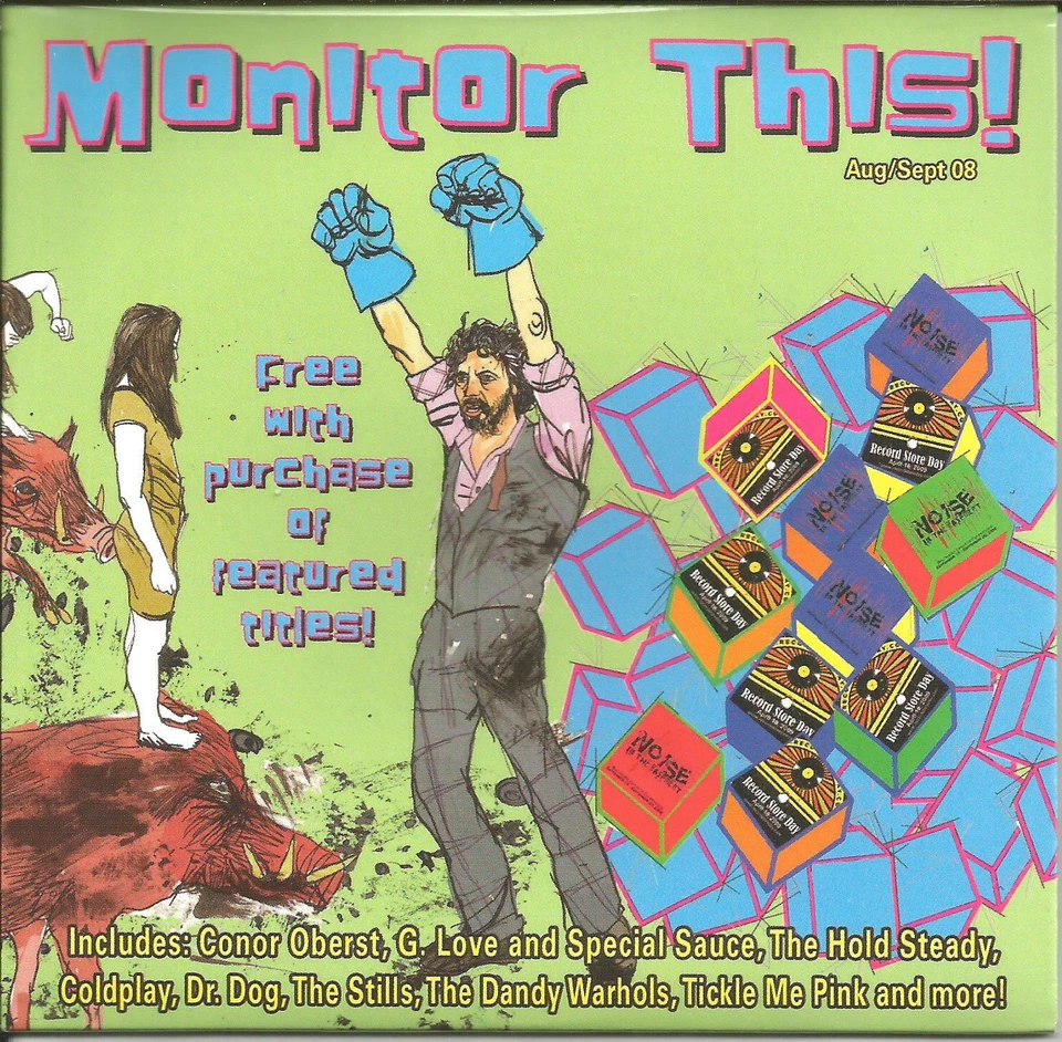 RARE PROMO CD w/ COLDPLAY Hold Steady JOE BONAMASSA Conor Oberst DANDY WARHOLS   - Image 1 of 1