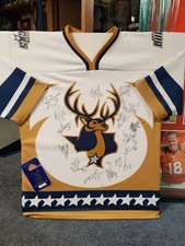 2005-05 LAREDO BUCKS CHL Hockey Presidents Cup Champions Autograph Jersey