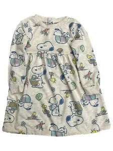 Peanuts Infant & Toddler Girls Pastel Snoopy Dog Easter Egg Dress - Picture 1 of 2