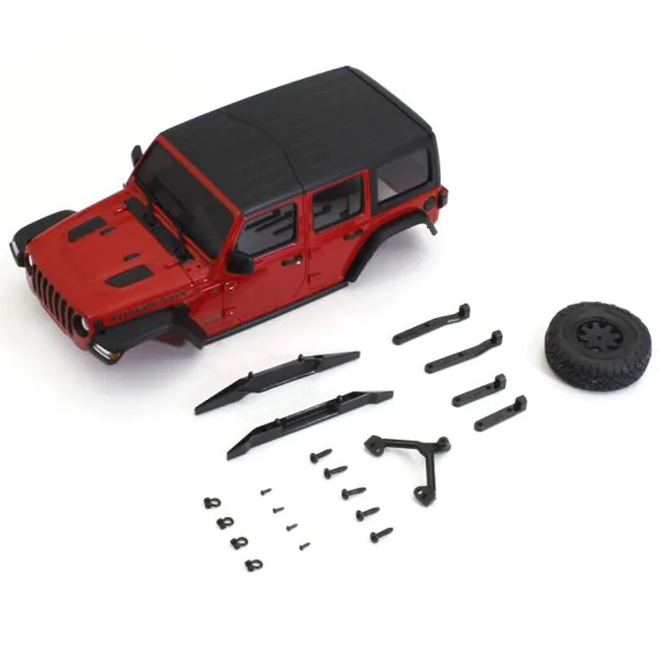Kyosho MXB01R MX-01 Jeep Wrangler Unlimited Rubicon Red Body Set for Mini-Z 4x4 - Image 1 of 1