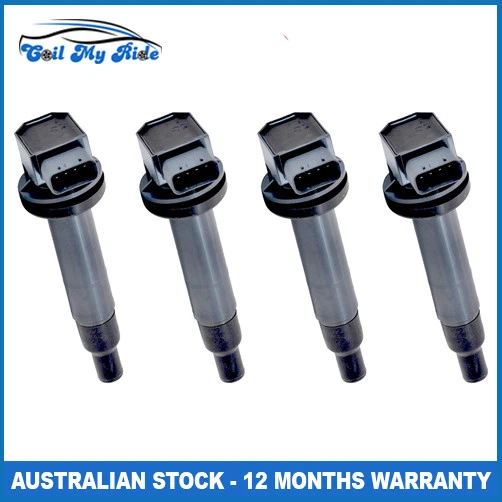 Set of 4 Ignition Coils for Toyota Echo Prius Hybrid Yaris NCP90 1NZ 2NZ 1999+ - Image 1 of 3