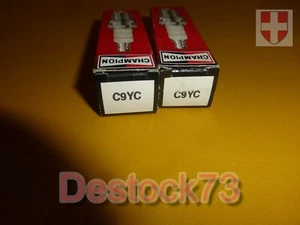 lot de 2 bougies CHAMPION C9YC ancien stock - Picture 1 of 2