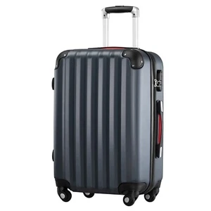 Koffer-Baron® Handgepäckkoffer Hartschalenkoffer Basic maxi Gr. L , ABS, grau