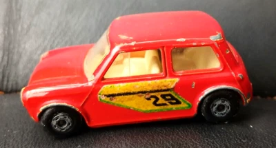 RACING MINI 1970 1/64 metallo MATCHBOX N 29 Lesney Superfast 1970 Vintage - Immagine 1 di 4