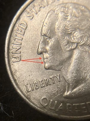 US New York 2001 State Quarter Double Die Error - Image 1 of 3