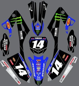 Graphics for Yamaha YZ 250 YZ250 2022-2025 Decals stickers shrouds - Picture 1 of 1
