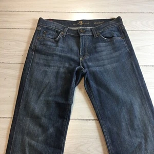 7 Seven For All Mankind Low Rise Boot Cut Women Jeans 28 W/ 32L - Picture 1 of 8