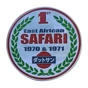DATSUN safari east african 1970 1971 fairlady z tribute badge emblem 8cm - Picture 1 of 5