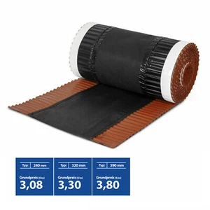 Rollo de cinta para cumbrera 5 m, para cumbrera de tejado a partir de 240 mm - Imagen 1 de 22