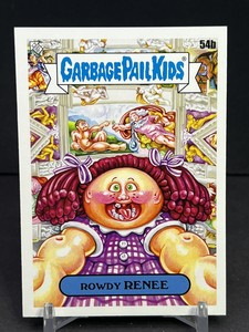 2023 GARBAGE PAIL KIDS GPK GO ON VACATION BASE ROWDY RENEE 54b