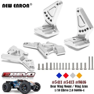5411 5413 8616 Ajustable Rear Wing Mount Wing Arms For RC Traxxas 1:10 ERevo 2.0 - Picture 1 of 35