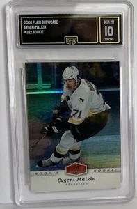 GMA 10 Gem Mint EVGENI MALKIN 2006/07 UPPER DECK FLAIR SHOWCASE ROOKIE CARD! - Picture 1 of 1