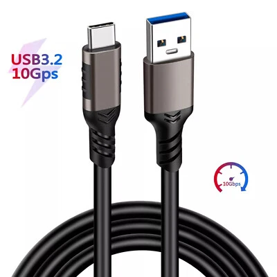 USB3.2 Gen2 Type A to USB C 10Gbps Cable Type C Data Cable 60W PD Fast Charging - Image 1 of 4