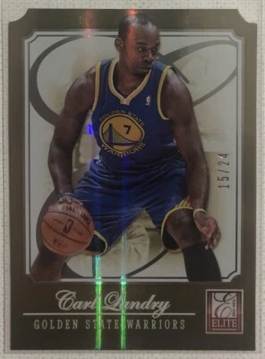 2012-13 Panini Elite Carl Landry Status Die-Cut Parallel Card #75 #d/24 Warriors - Image 1 of 2