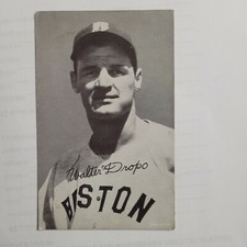 Walter Dropo Exhibit Card W461 Exhibits Baseball 1947-1966 Vintage Sports