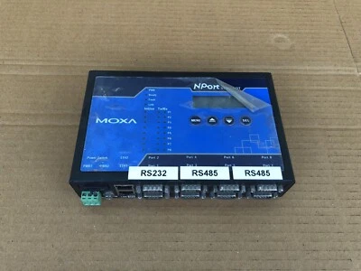 MOXA NPORT 5650-8-DT SERIAL DEVICE SERVER NPORT56508DT - Image 1 of 4
