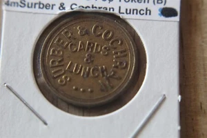 SURBER & COCHRAN PORTLAND OREGON GOOD FOR 5 IN TRADE - TRADE TOKEN - Picture 1 of 2