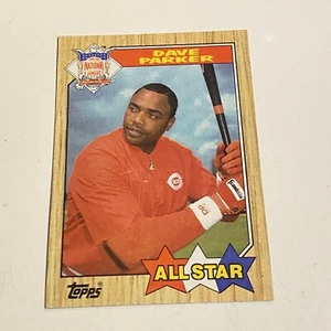 1987 Topps - All Star Dave Parker #600 - Baseball Trading Card - Picture 1 of 2