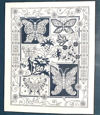 "Butterfly Bliss" Counted Cross Stitch by Diane Arthurs Pamphlet Chart Only - Image 1 of 3