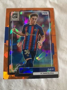 2022-23 Panini Donruss FIFA Calcio Gavi Ottica Arancione Ghiaccio Rotto  - Foto 1 di 2
