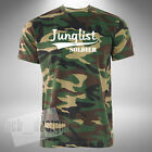 Koszulka męska Junglist Soldier Camouflage Drum Jungle Old Skool rozmiar S - 3XL