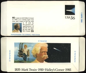 1985 #UC60 AIR MAIL 36c Airmail Aerogramme LETTER SHEET Stationery Entire Mint - Picture 1 of 3