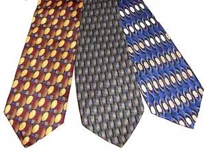 XL lange SEIDENKRAWATTE Set: Louis Roth Sortiment, 62", 63", 65" Herren lang - Bild 1 von 5