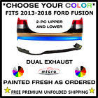 NEW REAR BUMPER 2-PIECE SET FOR 2013-2018 FUSION *CHOOSE YOUR COLOR* FO1100693 Ford Fusion