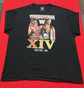 Wrestlemania XIV 1998 Boston T-shirt Shawn Michaels Stone Cold Steve Austin 3XL - Picture 1 of 7