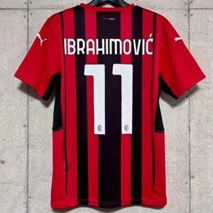 Camiseta local Puma #11 M talla F/S de Japón Zlatan Ibrahimović AC Milan 21/22 - Imagen 1 de 19