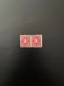 US Scott #J52 pair Used  Ng Postage Due Cat Val $30 - Picture 1 of 2