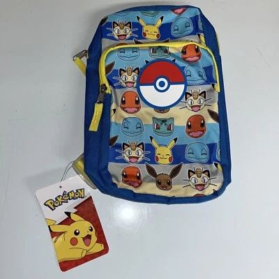 Сумка через плечо Pokémon - передняя грудь! ОТЛИЧНОЕ СОСТОЯНИЕ ТОВАРА новый с бирками - Изображение 1 из 4