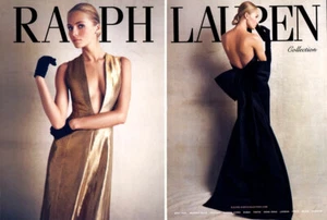 2007 Ralph Lauren Magdalena Frackowiak Valentina Zelyaeva 3-page MAGAZINE AD - Picture 1 of 2