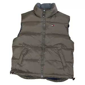 Tommy Hilfiger Down Puffer Gilet Jacket Body Warmer Winter Womens Small Uk10 - Picture 1 of 7