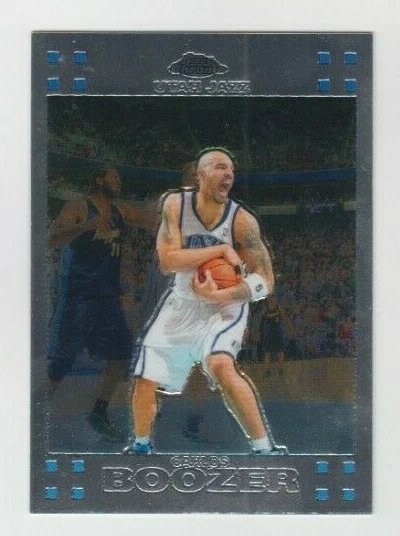 Carlos Boozer 2008 TOPPS CHROME CARD #64 UTAH JAZZ - Image 1 of 1