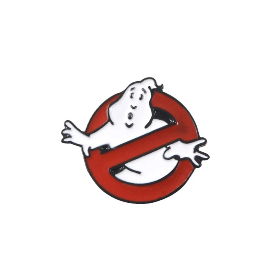 CLJ CHARLES LE JEUNE Pin's SOS Fantôme - en Acier - Cinéma et TV - 1980