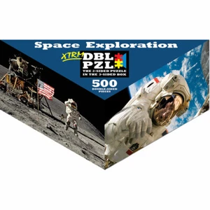 Space Exploration Pigment & Hue Double-Sided Puzzle 500 Pieces XTRM DBL PZL - Picture 1 of 3