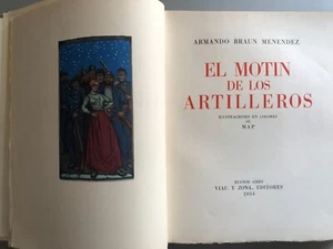 Armando Braun Menendez - El Motin De Los Artilleros - Viau 1934 - Picture 1 of 11