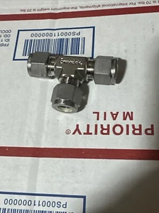 Neu Swagelok Edelstahl T-Stück Überwurfverschraubung, 3/8" OD, SS-600-3 - Bild 1 von 2