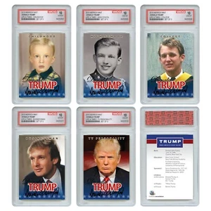 2015 Donald Trump 45. Präsident ORIGINAL Life & Times 5-Karten-Set - EDELSTEIN-NEUWERTIG 10 - Bild 1 von 3